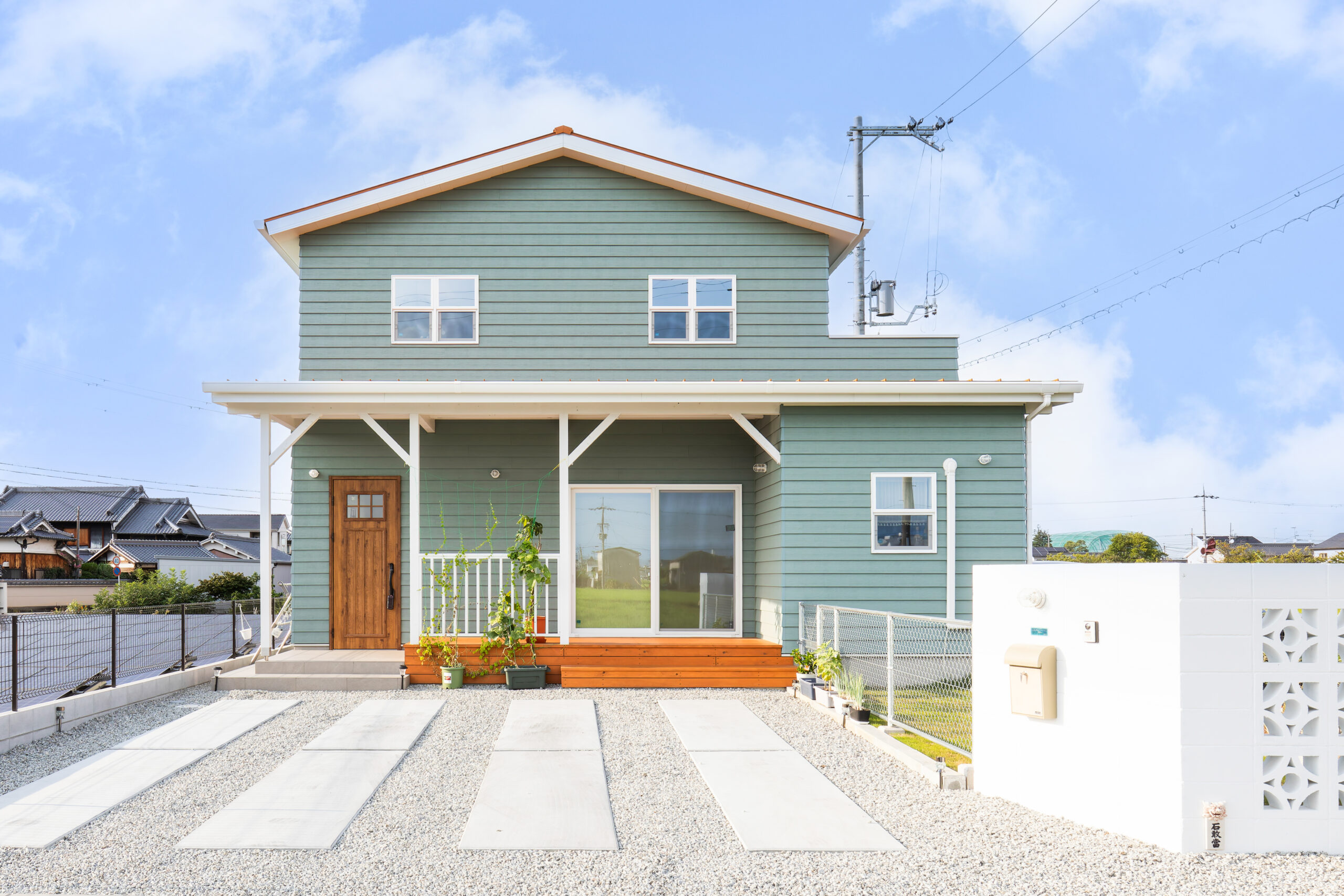 水廻り回遊導線のカフェ風なお家